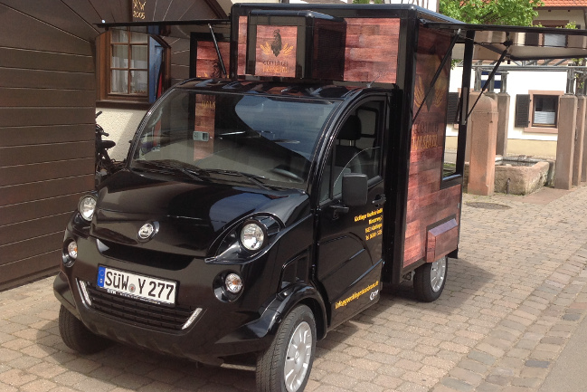 Göcklinger Hausbräu Ausschankwagen